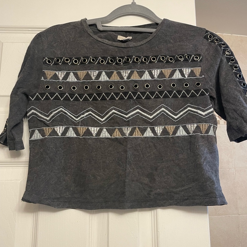 ECOTE crop top with metal eyelets from UO